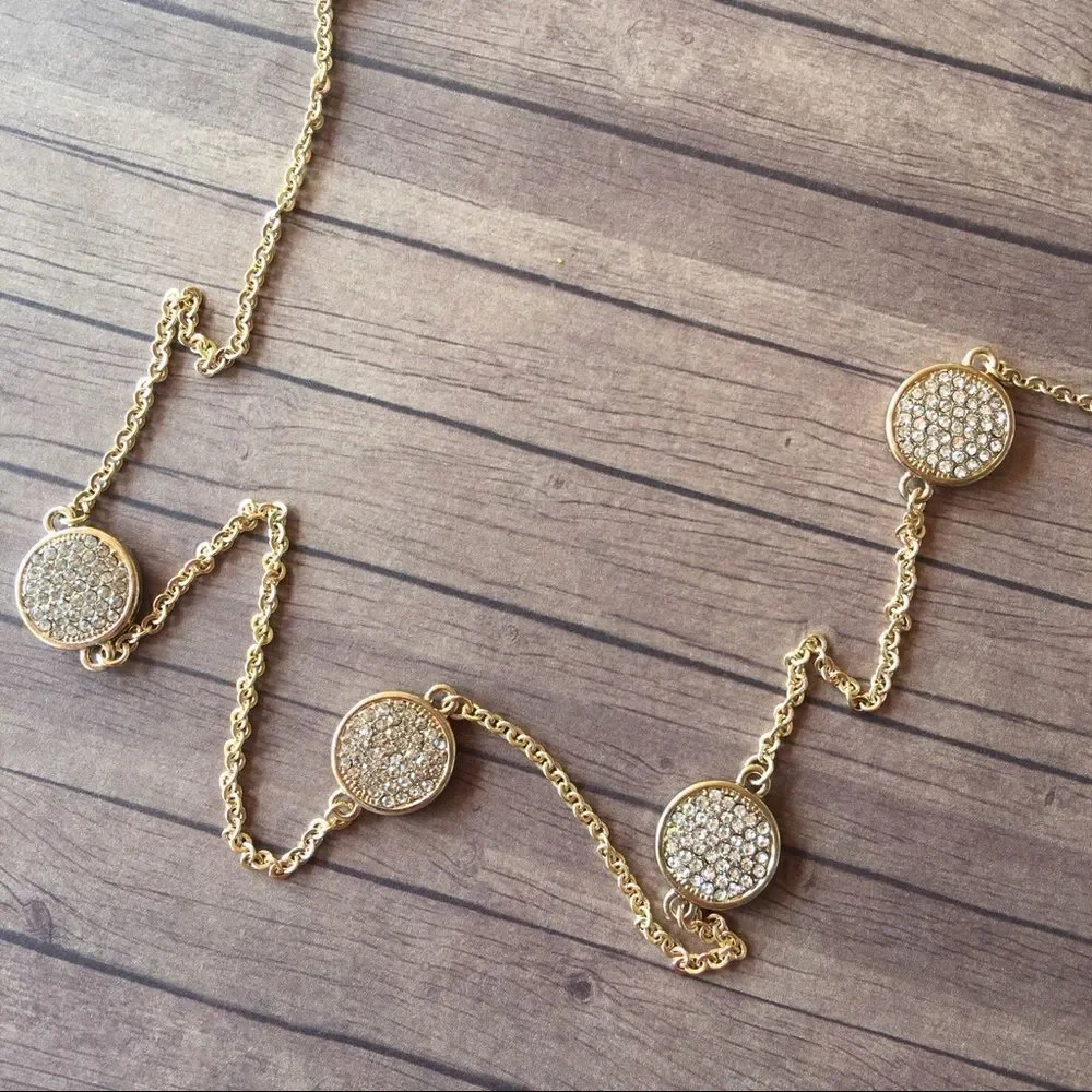 Amrita Singh Gold Austrian Crystal Necklace